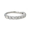 Bague 49 Bague  Demi-alliance Or blanc Diamant 58 Facettes 4191446CN