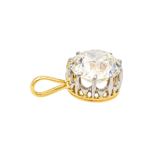 Pendentif Pendentif Or jaune, Platine Diamant 58 Facettes 4199345CN