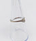 Bague 53.5 Bague solitaire vintage or blanc 14k diamant 0,12 carat 58 Facettes A06195