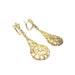 Boucles d'oreilles Boucles d'oreilles Art Nouveau or jaune diamants 58 Facettes Q102B