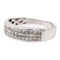 Bague 50 Bague Bandeau Or blanc Diamant 58 Facettes 2313082CN