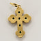 Pendentif Pendentif Croix en or jaune et émeraudes 58 Facettes PER0432X2