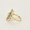Bague 56 Bague en or jaune et argent , diamants et saphirs 58 Facettes LJBAV2
