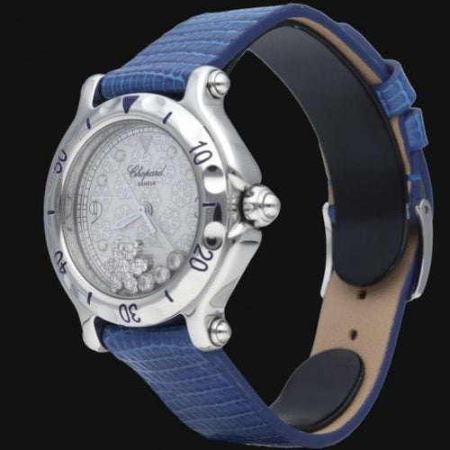 Montre Chopard Montre Happy Sport Snowflake 58 Facettes MT40959