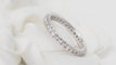 Bague 58 Alliance en or blanc et diamants 0,90ct 58 Facettes 30707
