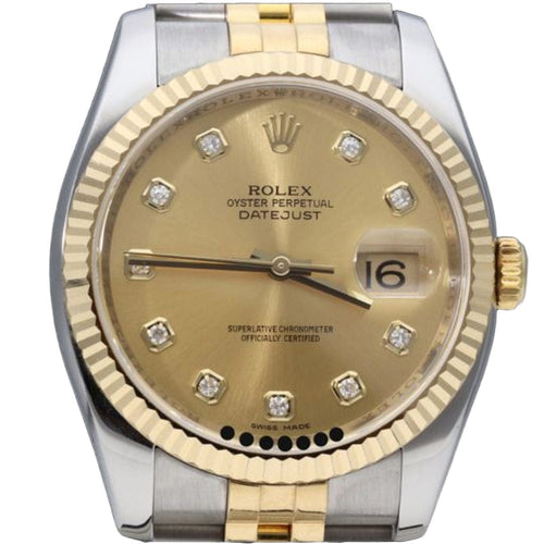 Montre Rolex Montre Date Just 36 58 Facettes MT42529