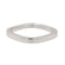 Bague 48 Dinh Van Bague Alliance Carré Or blanc 58 Facettes 4061231CN