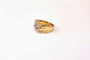 Bague 52 Bague or jaune, saphir et diamant 58 Facettes BAG.3SAPH-1508