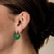 Boucles d'oreilles VAN CLEEF & ARPELS - Paire de boucles d'oreilles en or jaune, chrysoprases et hématites 58 Facettes