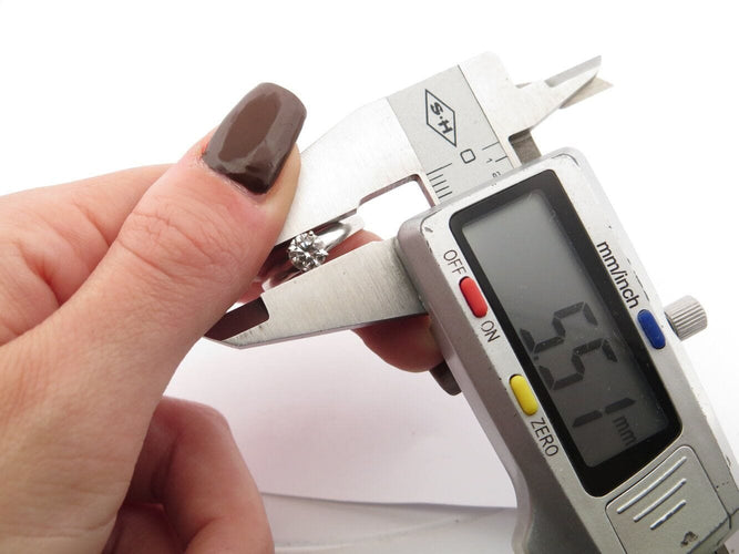 Bague 50 bague solitaire 0.63ct gia t50 or blanc 18k + alliance sertie diamant 0.1ct 58 Facettes 270398