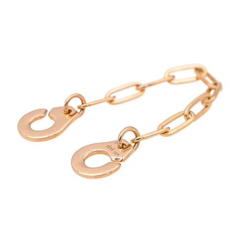 Bague 54 Dinh Van Bague Menottes Or rose 58 Facettes 4098672RV