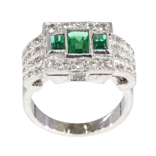 Bague 54 Voyager avec style : l'histoire des bagues vintage dupliquées 58 Facettes 16281-0017