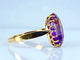 Bague Bague or jaune et améthyste 58 Facettes AB477