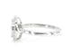 Bague 54 Bague entourage en or blanc avec diamants 58 Facettes 2005