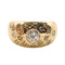 Bague 48 Bague en or jaune diamants 58 Facettes
