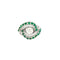 Bague 50 Bague Vintage or, platine, émeraudes et diamants 58 Facettes 1CA00000-23