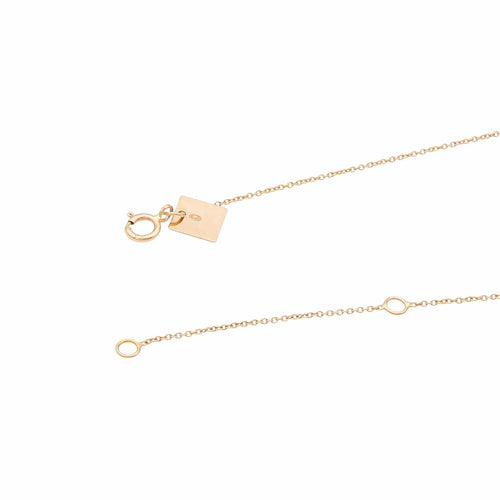 Collier Collier Ginette NY Tiny Five Circles On Chain Or rose 58 Facettes 2646742CN