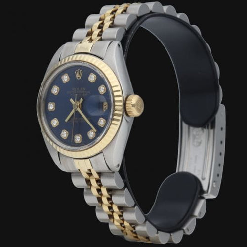 Montre Rolex Montre Date Just Or Jaune 18K / Acier Lady 58 Facettes MT41174