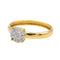 Bague 55.5 Bague Or jaune, Or blanc Diamant 58 Facettes 3789767CN