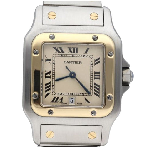 Montre Cartier Montre Santos De Cartier Galbee 58 Facettes MT42399