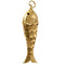 Pendentif Pendentif poisson en or jaune et grenats almandin 58 Facettes CLA0780