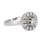 Bague 54 Bague Marguerite  Or blanc, Platine Diamant 58 Facettes 4226565CN