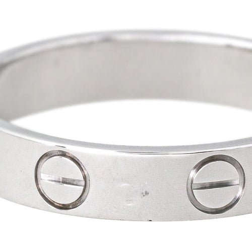 Bague 52 Cartier Bague Love Or blanc 58 Facettes 4534658CN