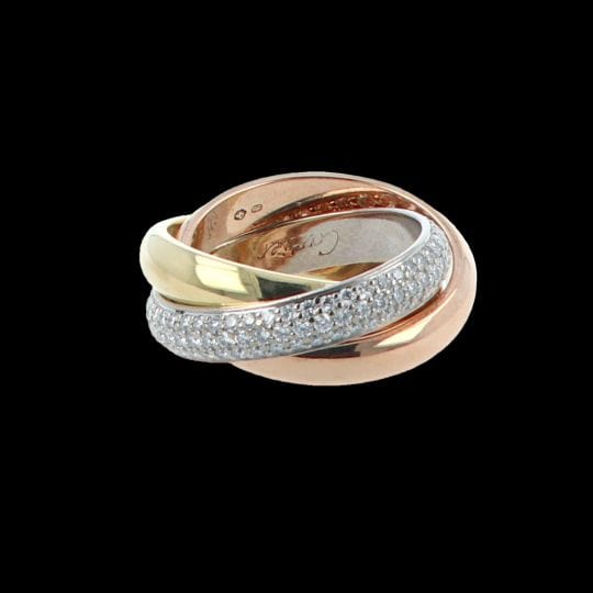 Bague 50 Trinity De Cartier Or 18K 58 Facettes 3733