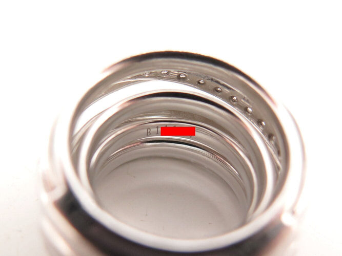 Bague 48 bague DE GRISOGONO allegra en or blanc 18k 32gr t48 68 diamants 2ct 58 Facettes 271440