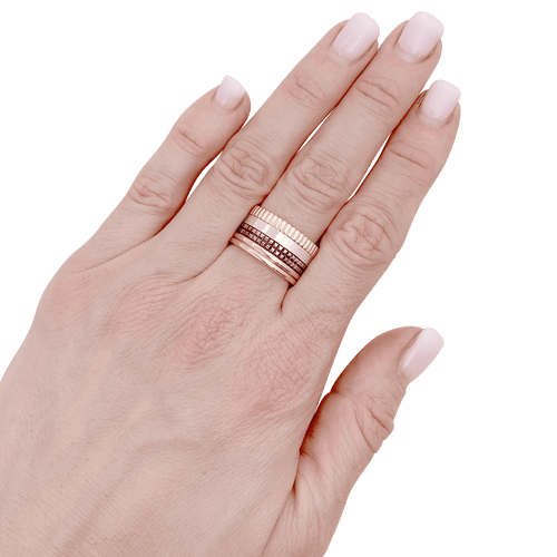 Bague 56 Bague Boucheron "Quatre Classique Large" trois ors. 58 Facettes 34501