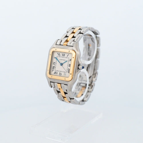 Bracelet CARTIER - Panthère Ivory roman dial - Medium 58 Facettes