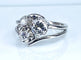 Bague 52 Bague or blanc sertie  de 3 diamants 58 Facettes AB450