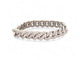 Bracelet bracelet EDOUARD NAHUM gourmette diamants 3.12ct en or blanc 18k 58 Facettes 269762
