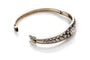 Bracelet Bracelet ancien en or blanc 14k et diamants 5.07ct dont central 2.82ct 58 Facettes 10385