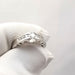 Bague 54 Bague en or blanc diamants 58 Facettes