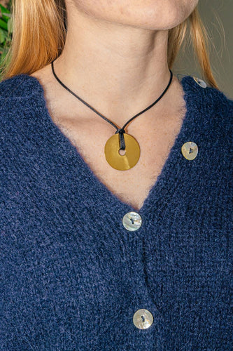 Pendentif Dinh Van Pendentif Pi Or jaune 58 Facettes 4424788CN