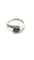 Bague 53 Bague saphir et diamants or blanc 18 carats 58 Facettes