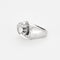 Bague 51 Bague en or gris et diamants 58 Facettes GU173