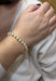 Bracelet perles de cultures blanches fermoir or 58 Facettes