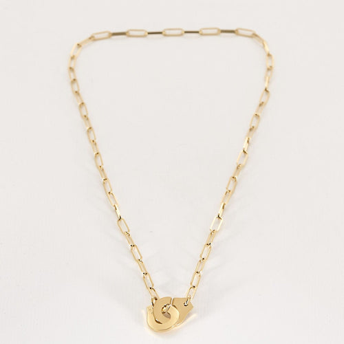 Collier Dinh Van Collier Menottes R12 en or jaune 58 Facettes RSY0518X2