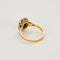 Bague 58 Bague or jaune, saphir et diamants 58 Facettes ALE42764