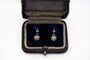 Boucles d'oreilles Boucles d'oreilles anciennes en or français avec diamants taille ancienne 0,68ct - années 1930. 58 Facettes 9579
