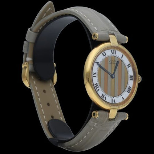 Montre Cartier Montre Must De Cartier Vermeil 58 Facettes MT41416