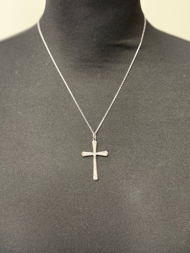 Pendentif Art déco - Pendentif croix or blanc et diamants 58 Facettes 1.0001827/1