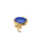 Bague 54 Bague en or jaune 18 carats et lapis-lazuli 58 Facettes 32615