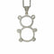 Pendentif Pendentif ourson or blanc et diamants 1 ct 58 Facettes 00033301