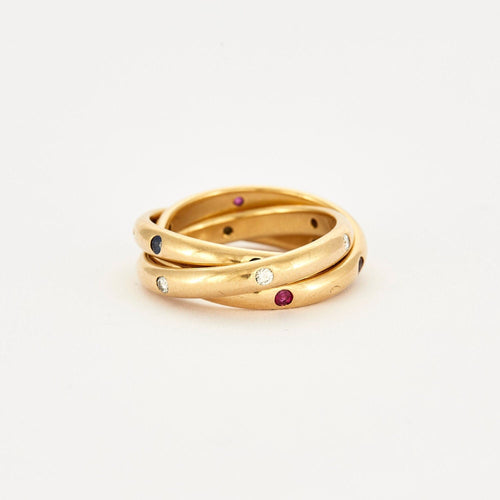 Bague 51 CARTIER – Bague Trinity Constellation 58 Facettes