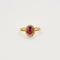 Bague Solitaire or jaune rubis 58 Facettes LP832