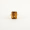 Bague Bague cocktail Citrine rectangle sertie sur or jaune 58 Facettes