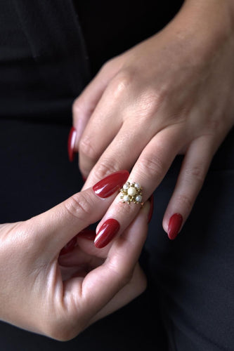 Anello perla Oro giallo Perla 